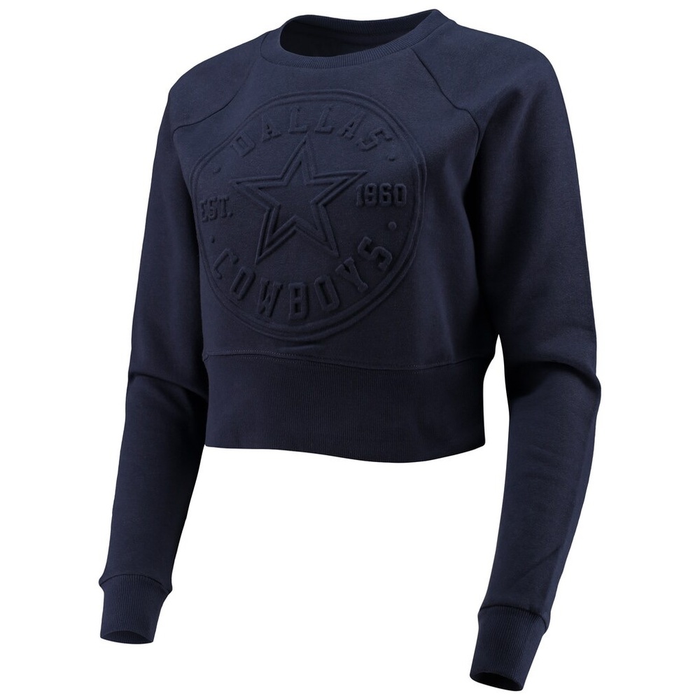 NFL Dallas Cowboys Navy Women's Crew Neck Sweater